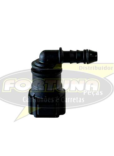 CONECTOR TUBO COMBUSTIVEL VOLVO FH/FM - 90º - Ref: 21264803